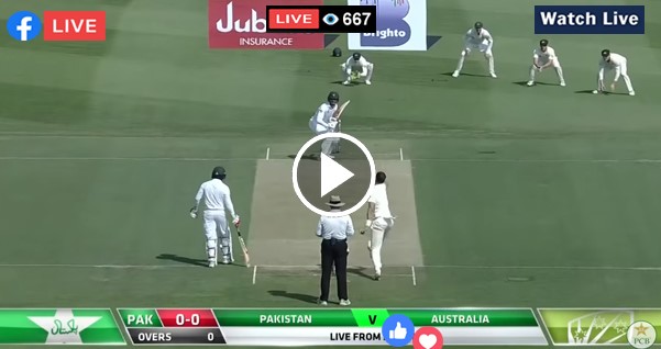 Live Cricket – Pakistan vs Australia Live 1st Test