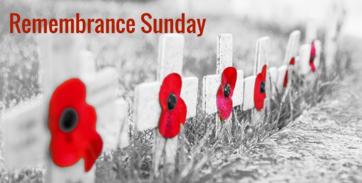 today is Remembrance Sunday 2019