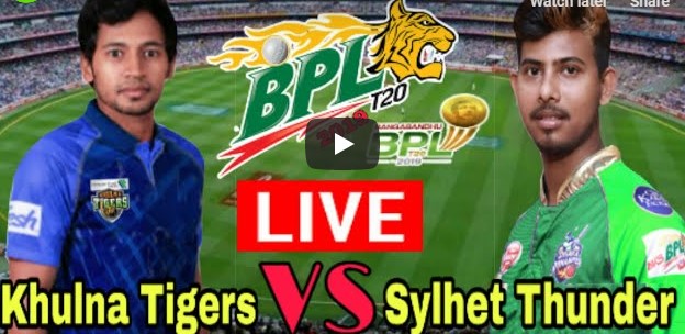 Khulna Tigers vs Sylhet Thunder