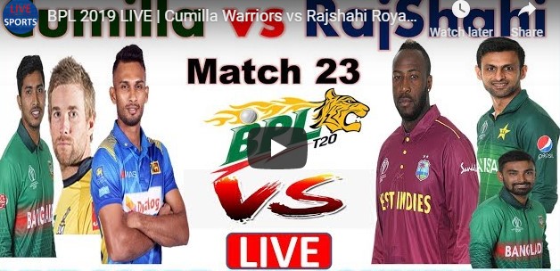 Rajshahi Royals vs Cumilla Warriors
