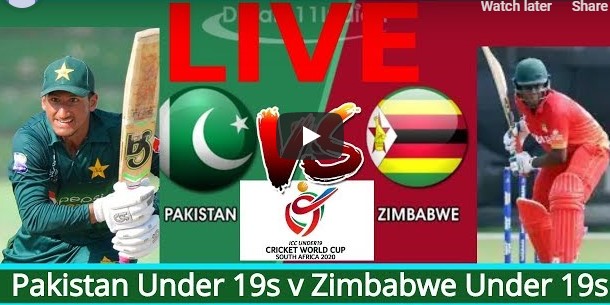 Pakistan U19 vs Zimbabwe U19