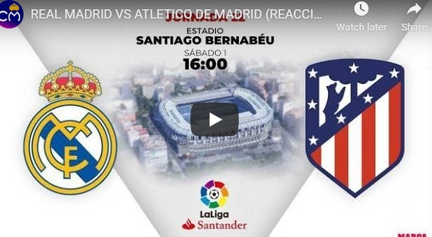 Real Madrid vs atlético Madrid Live