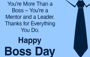 Happy National Boss's Day 2020