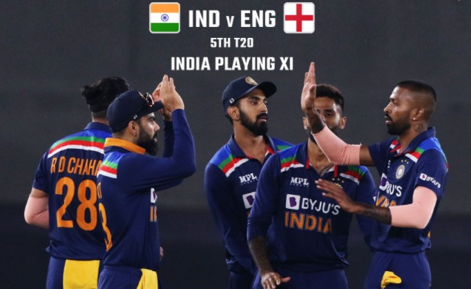India vs England, 5th T20