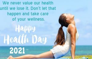 Happy World health day theme