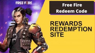 Free Fire redeem code images