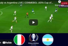 Argentina vs italy live Streaming 2022