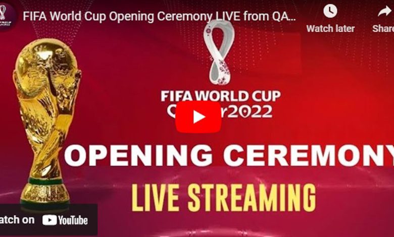 Qatar FIFA World 2022 Cup opening ceremony