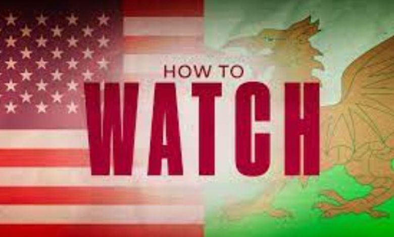 USA vs Wales TV Channel