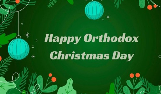 Happy Orthodox Christmas Day 2023
