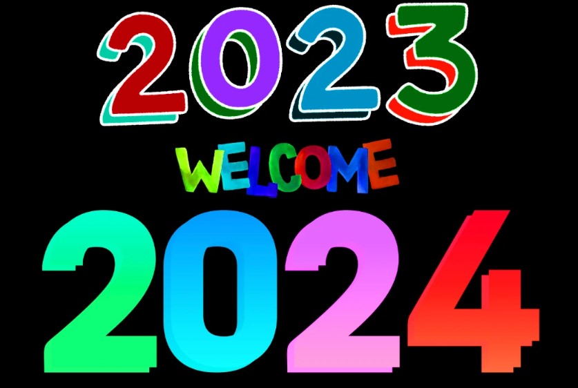 Welcome 2024 Goodbye 2023 Images