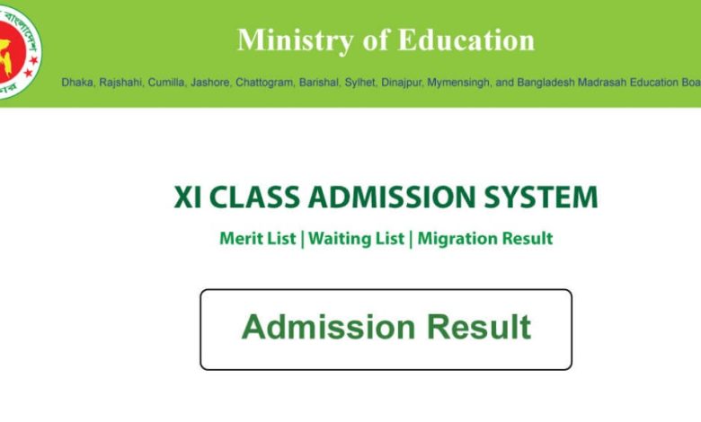 Xi Class Admission Result