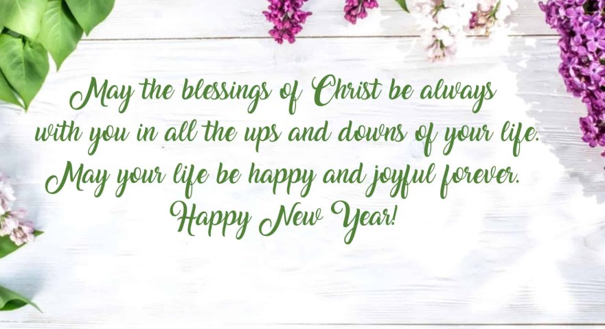 happy new year quotes bible 2025