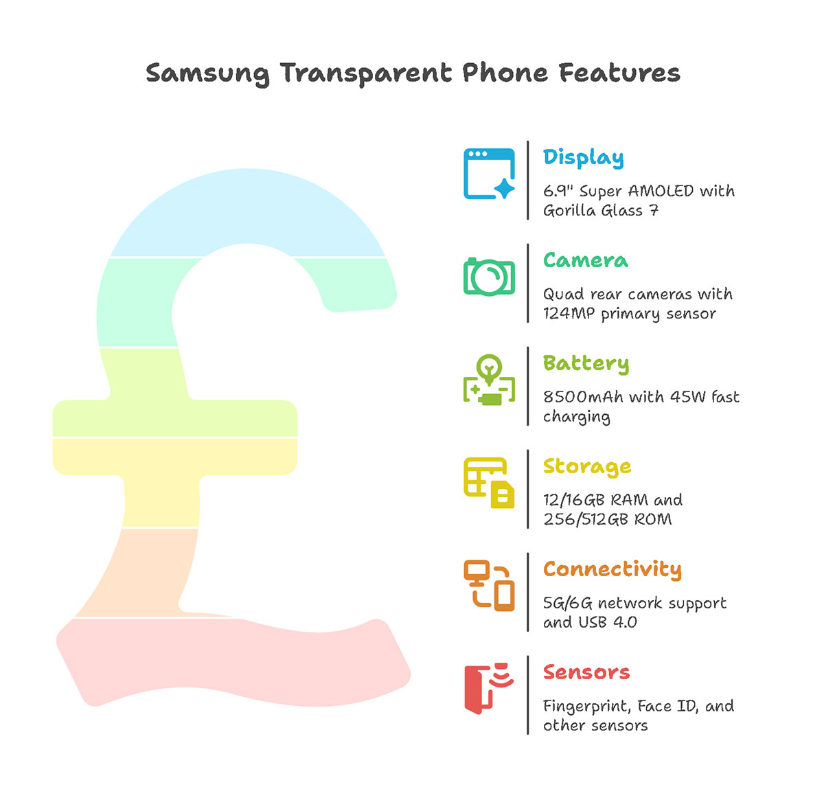 Samsung Transparent Concept Phone 2025 (5G): Price And Key Features Samsung Transparent Concept Phone